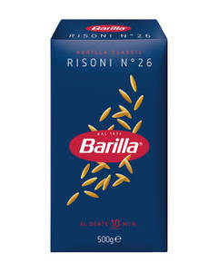 Макарони BARILLA Risoni №26 Різоні 500г, 16шт/ящ