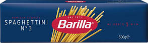 Макарони спагеті BARILLA Spaghettini №3 500г, 24шт/ящ