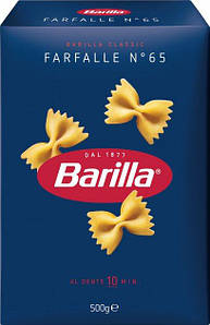 Макарони BARILLA Farfalle №65 500г, 12шт/ящ