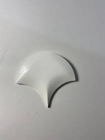 Гіпсові 3D панелі Gipster Fish Premium  25*25см White gloss