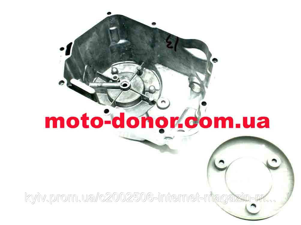 Кришка двигуна права (де щуп) для мопеду Active, фото 1