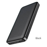 Портативный аккумулятор Borofone BJ3 Minimalist 10000 mAh 2xUSB/Micro/Type-C Black