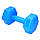 Гантель композитна PowerPlay 4124 Hercules 3 кг. Синя (1 шт.), фото 3