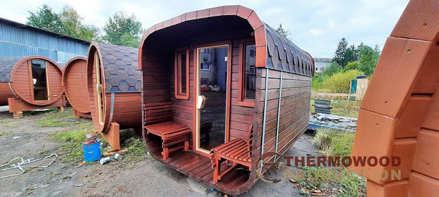 Строительство деревянных саун и бань под ключ в Украине и Европе фото