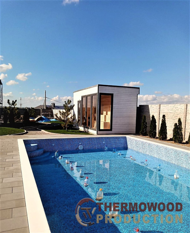 Строительство деревянных саун и бань под ключ в Украине и Европе фото