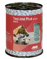 Шнур 6х0,30мм, 400м TopLine plus Polywire