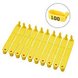 Вушна бирка 7,5х0,8 см для тварин: овець, кіз, свиней, поросят, собак, фото 4