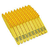 Вушна бирка 7,5х0,8 см для тварин: овець, кіз, свиней, поросят, собак, фото 5