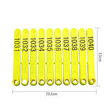 Вушна бирка 7,5х0,8 см для тварин: овець, кіз, свиней, поросят, собак, фото 7