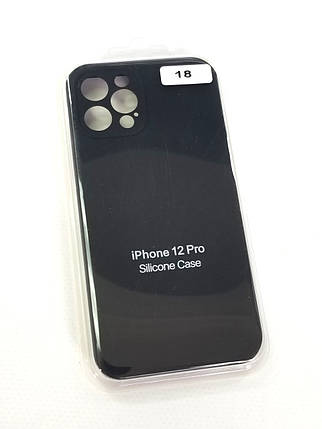 Чохол силіконовий для телефону iPhone 13Pro Silicone Case Orig FULL Camera №18 black 4you NO LOGO, фото 1