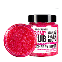 Скраб для тела Mr Scrubber Cherry Bomb Sugar Baby Hands Feet & Body Scrub вишня 300 гр