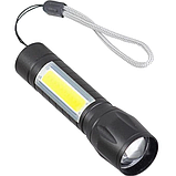 Ліхтарик Powerdex PD-5568 Plus, перезаряджуваний металевий ліхтар, світлодіодний Led ліхтар на акумуляторі, фото 10