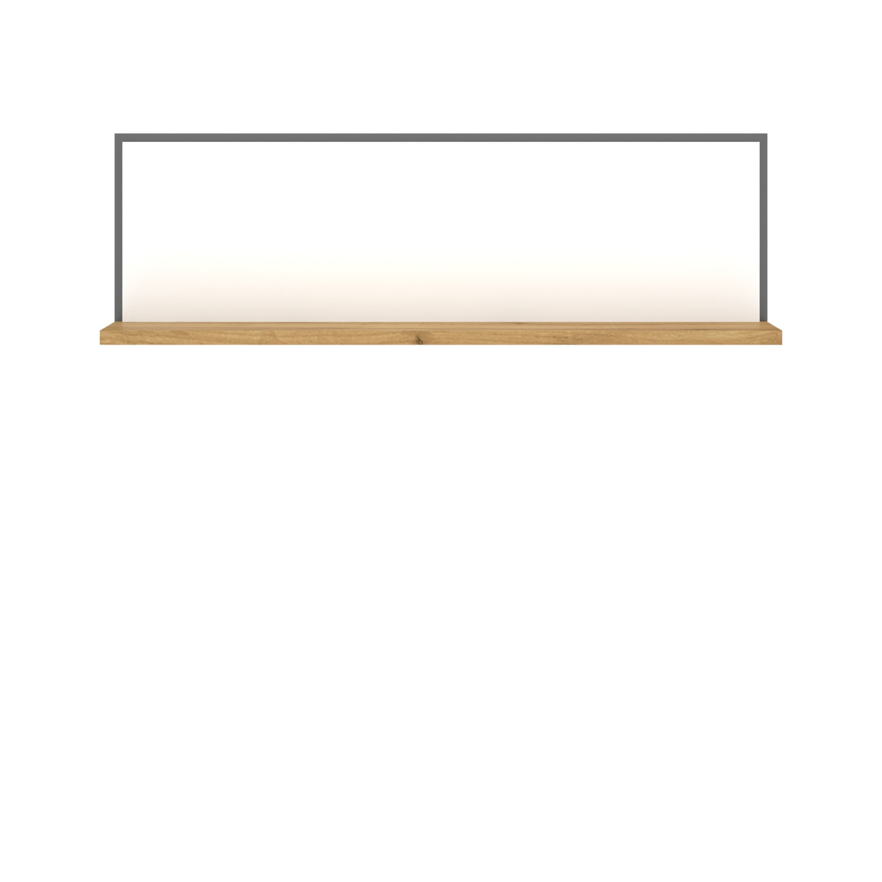 Полиця 80 Палмор Palmor  крафт золотий/білий, фото 1