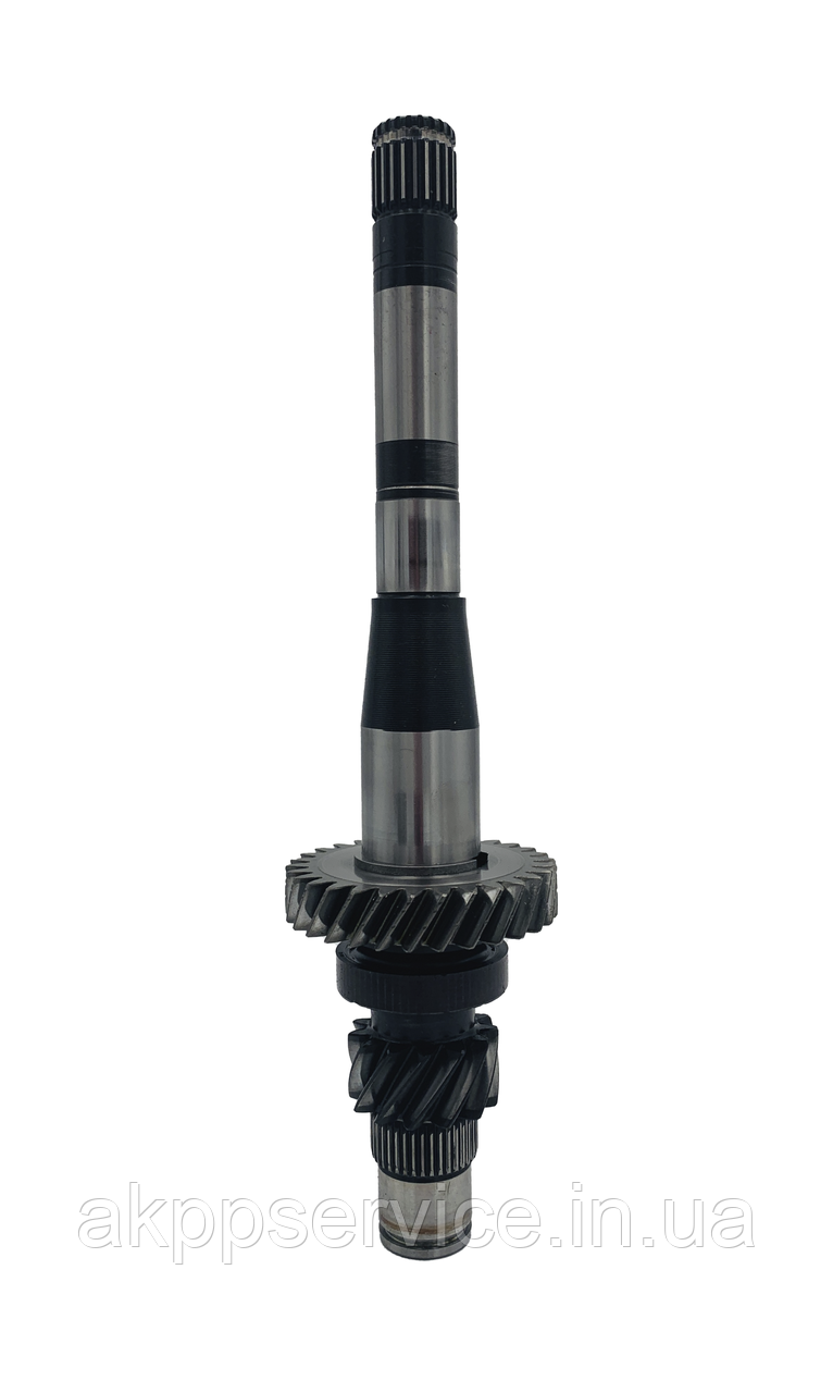 Вал вхідний внутрішній з шестернями 30зуб (D 76.55mm) 13зуб (D 42.40mm) DQ250 02 DSG 6 (Б.У.)