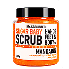 Скраб для тіла Mr Scrubber Mandarin Sugar Baby Hands Feet&Body Scrub мандарин 300 гр, фото 3