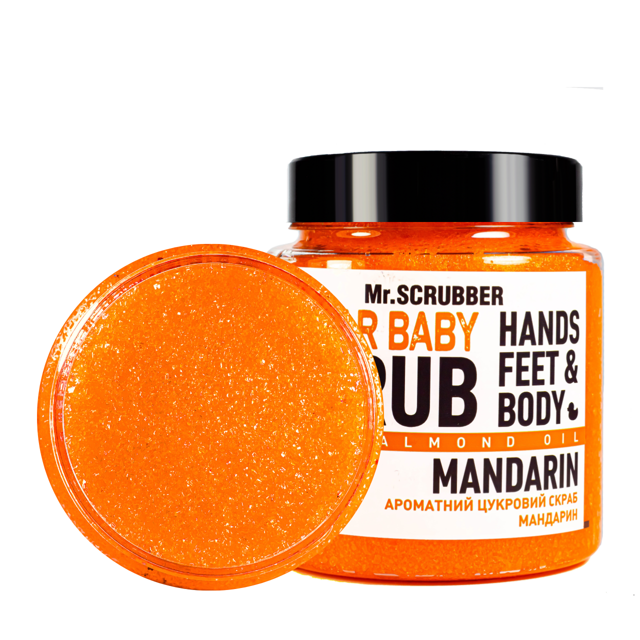 Скраб для тіла Mr Scrubber Mandarin Sugar Baby Hands Feet&Body Scrub мандарин 300 гр