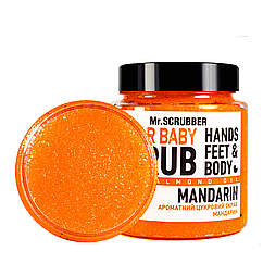 Скраб для тіла Mr Scrubber Mandarin Sugar Baby Hands Feet&Body Scrub мандарин 300 гр