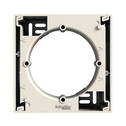 Коробка Schneider Electric Asfora кремова одинарна для зовнішнього монтажу (C1) EPH6100123, фото 1