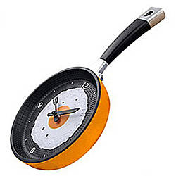 Годинник настінний "Соворода" (19 х 36 х 5 см) Помаранчевий