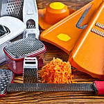 Тертки, корейки, шатківниці та овочерізки