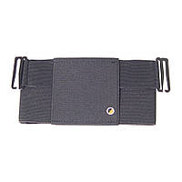 Сумка-бананка на пояс для документов 7452, черная