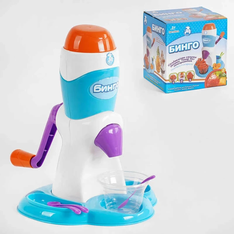 Іграшка Морожениця 1232-2, стаканчики та ложки, фото 1