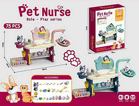 Ігровий набір лікаря — ветеринара HL — 5, 75 елементів, підсвічування, мелодії, фігурка собачки
