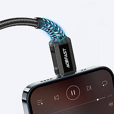 Кабель (перехідник) ACEFAST C1-06 Lightning - Mini-jack 3.5 мм 0.18 м Чорний, фото 3