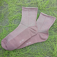 Шкарпетки жіночі медичні без гумки високі весна/осінь р.23-25 рубчик асорті ReflexTex 30032324, фото 2