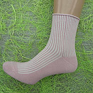 Шкарпетки жіночі медичні без гумки високі весна/осінь р.23-25 рубчик асорті ReflexTex 30032324, фото 4