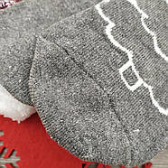 Шкарпетки жіночі новорічні високі зимові з махрою р.23-25 ялинка асорті Добра Пара 30024874, фото 8