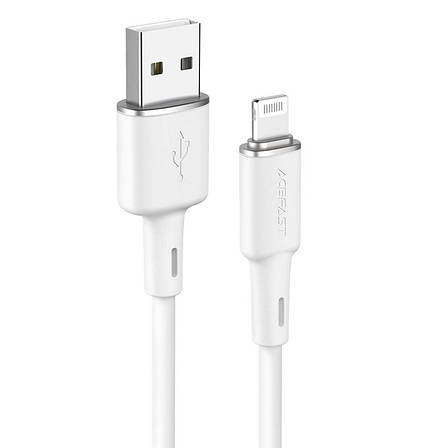 Кабель для зарядки телефона/ смартфона ACEFAST C2-02 USB - Lightning 2.4 А 1.2 м Білий, фото 1