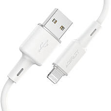 Кабель для зарядки телефона/ смартфона ACEFAST C2-02 USB - Lightning 2.4 А 1.2 м Білий, фото 3