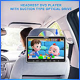NAVISKAUTO 10,1-дюймовий автомобільний DVD-плеєр із входом HDMI, підтримка відео 1080p, ТВ, MP4, USB, фото 2