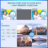 NAVISKAUTO 10,1-дюймовий автомобільний DVD-плеєр із входом HDMI, підтримка відео 1080p, ТВ, MP4, USB, фото 4