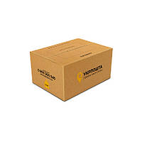 Трехслойная гофрированная картонная коробка Укрпочты 20х15х9 см 0.7 кг