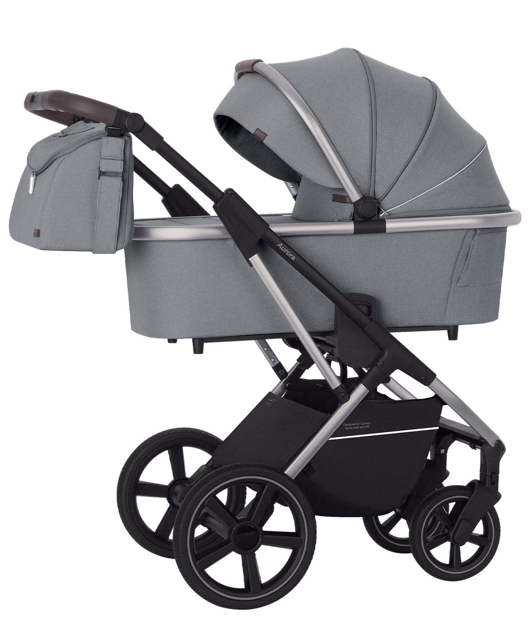 Дитяча коляска 2 в 1 Carrello Aurora CRL-6505 Silver Grey