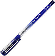 Ручка купель. "Radius" №0184 I-pen 0,7мм синя,напівпроз. корпус,картон. уп.(50)(300)(1200)
