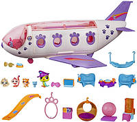 Littlest Pet Shop самолет для питомцев экоупаковка Pet Jet Playset B1242