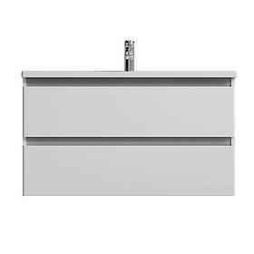 Тумба з раковиною, підвісна, 100 см, 2 ящики AM.PM M85-FHX1002-WC1002WG38 X-Joy