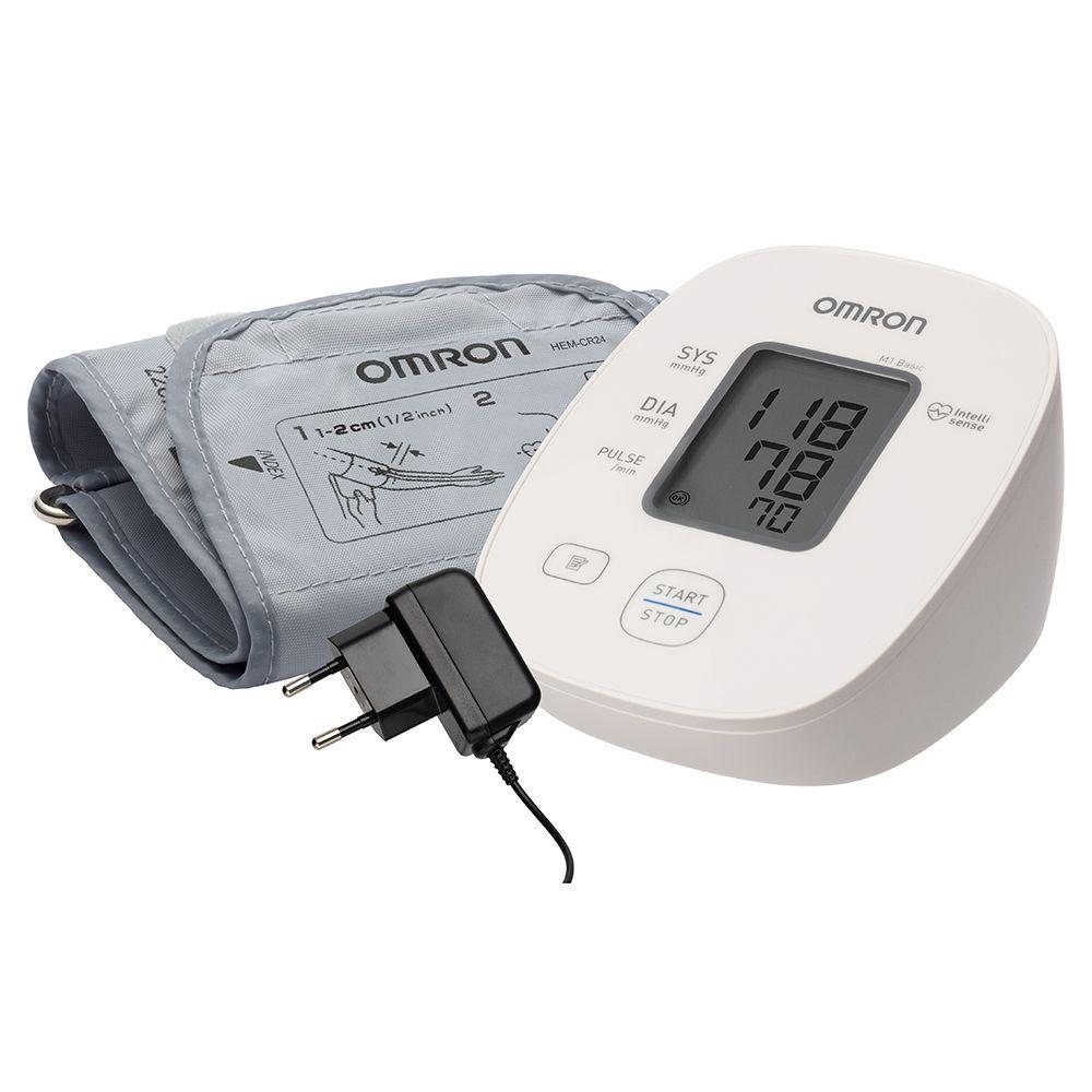 Тонометр Omron M1 Basic (HEM-7121J-ARU) автоматичний на плече з адаптером 5 років
