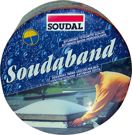 Бітумова стрічка монтажна алюміній Soudal, фото 1