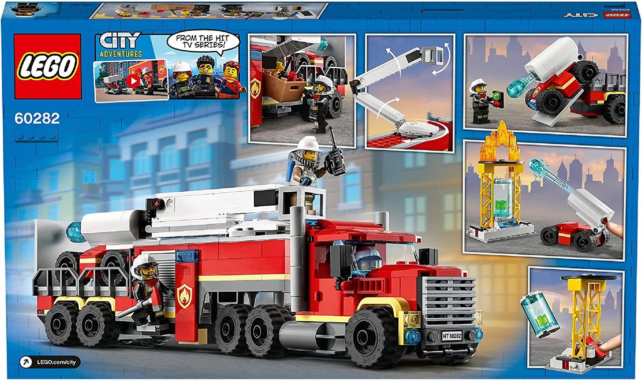 Lego City LEGO 60282 Пожежний командний пункт конструктор лего сіті Пожежна машина