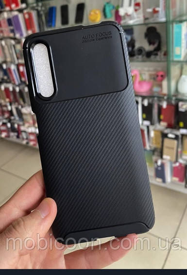 Чохол силіконовий для Huawei P Smart Pro чорний (хуаяй п смарт про), фото 1