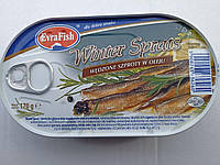 Шпроты Evra Fish Winter Sprats в масле 170г
