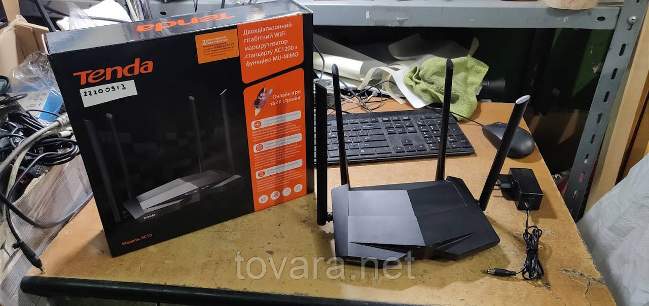 Wi-Fi роутер Tenda AC10 № 22200913: продажа, цена в Киеве ...