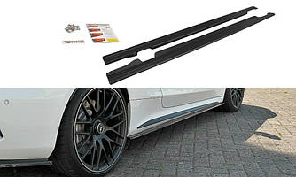 Пороги Mercedes C205 Coupe C63 AMG (16-18) тюнінг обвіс спідниця елерон