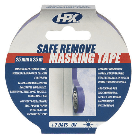 HPX Стрічка малярна легк.знят. 25мм*25м SR2525