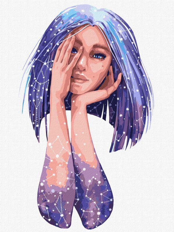 Картина за номерами  "Зоряний силует" 30*40 см Ідейка KHO 4967, фото 1