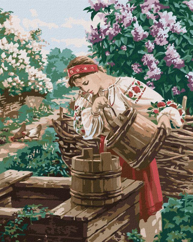 Картина за номерами "Наталка Полтавка" 40*50 см Ідейка KHO4964